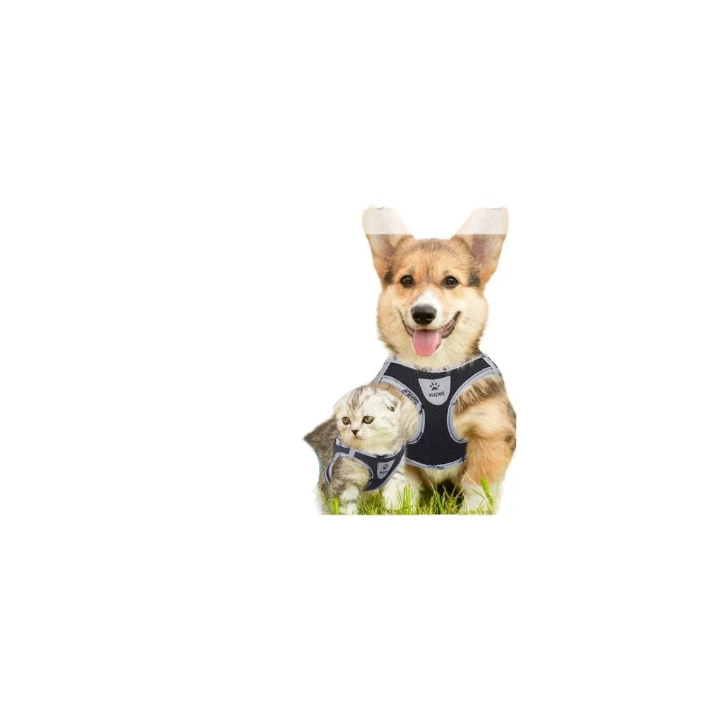 Supet Cat Harness and Leash Set for Walking Cat and Small Dog Harness Soft Mesh